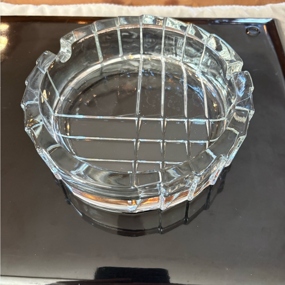 Bormioli Rocco Duemila Shining Italian Glass Ashtray